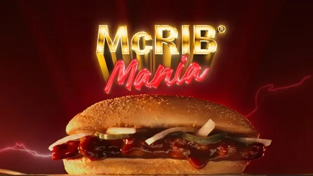 The McRib is back at McDonald's Canada