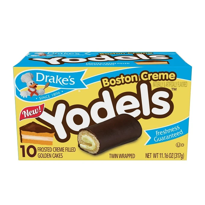 Drake's Introduces Boston Creme Yodels - An Exciting Addition To The Drake's Family Of Baked Sweet Goods!