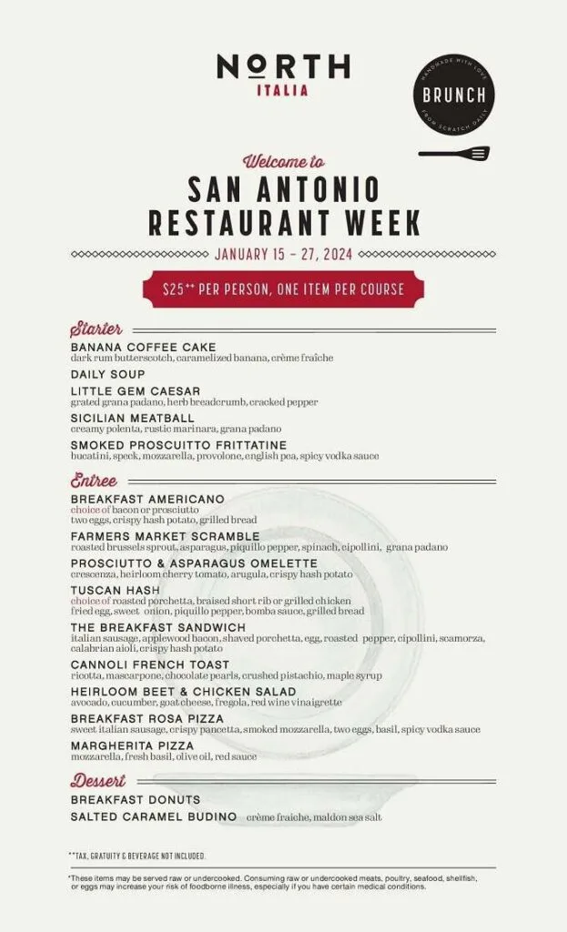 Culinaria Winter Restaurant Week 2024: Menus, Dates