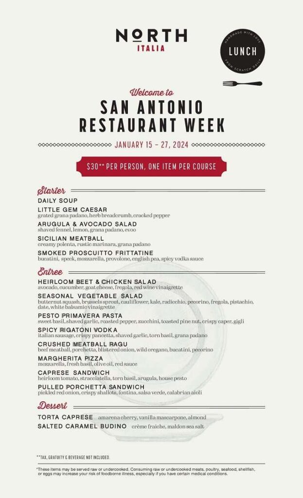 Culinaria Winter Restaurant Week 2024: Menus, Dates