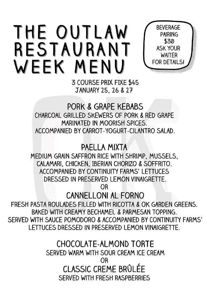 Culinaria Winter Restaurant Week 2024: Menus, Dates