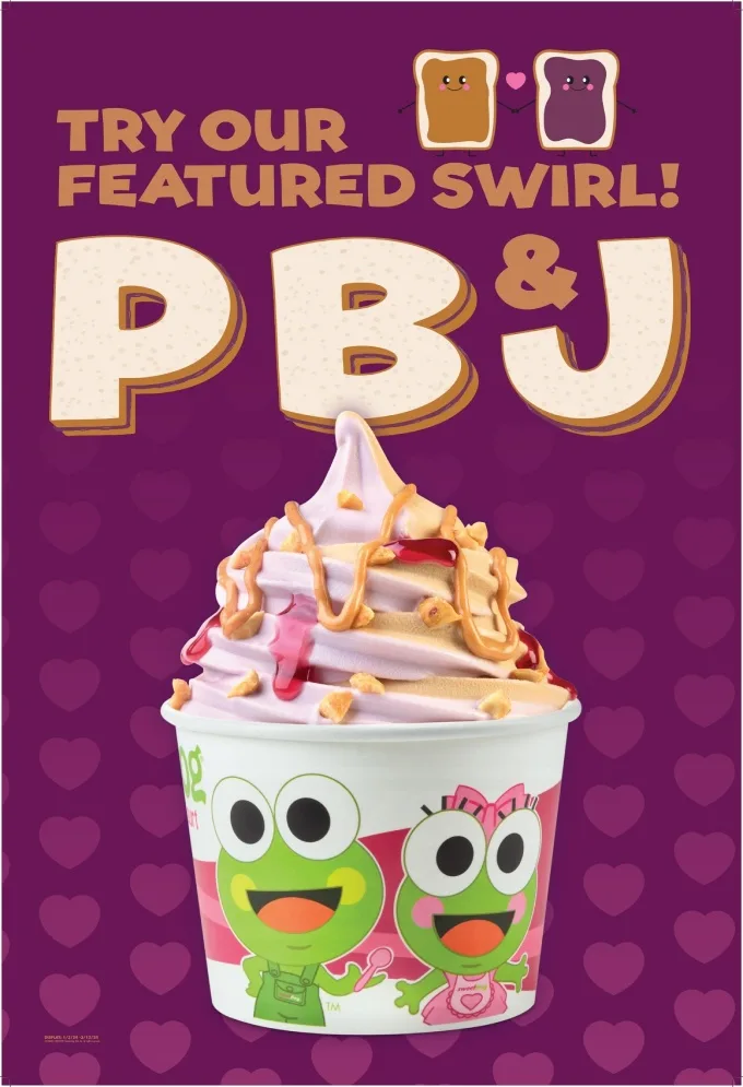 sweetFrog Embraces the New Year with a timeless PB&J