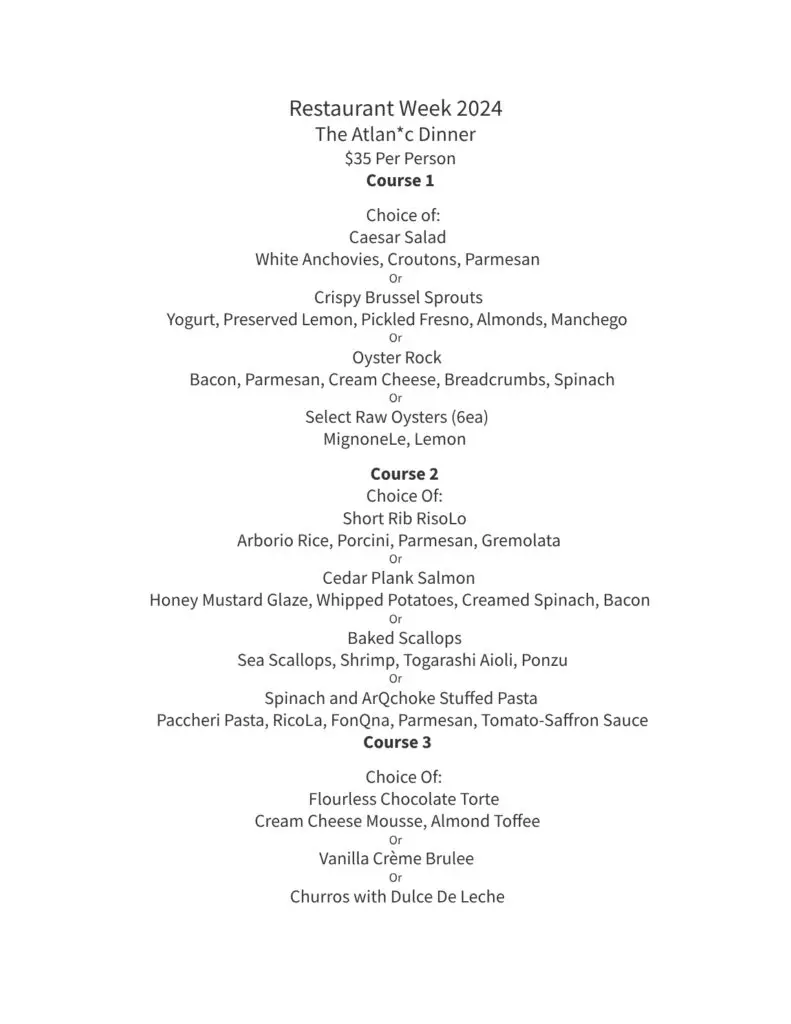 Restaurant Week 2024 Near Me Menu Timi Adelind