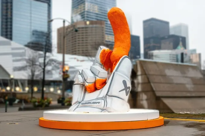 Cheetos Celebrates the Return of the 2024 NHL All-Star Weekend to Toronto with Iconic Statue