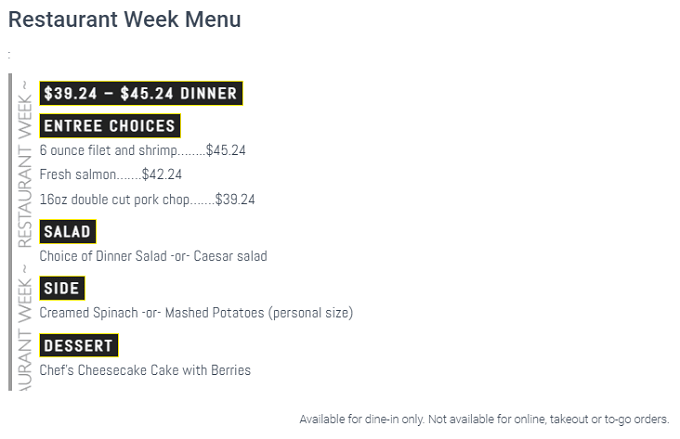 Pittsburgh Restaurant Week Winter 2024: Menus, Dates