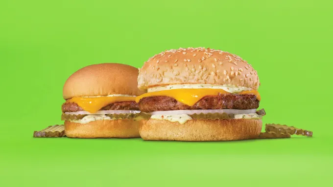 A&W new Spicy Dill Pickle Buddy Burger