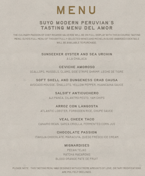 Valentine's Day Vancouver BC 2024 Restaurant, Hotel, Dinner - Foodgressing