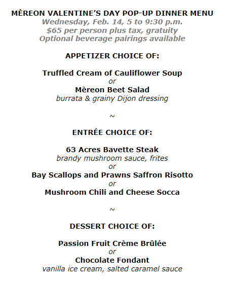 Valentine's Day Vancouver BC 2024 Restaurant, Hotel, Dinner - Foodgressing