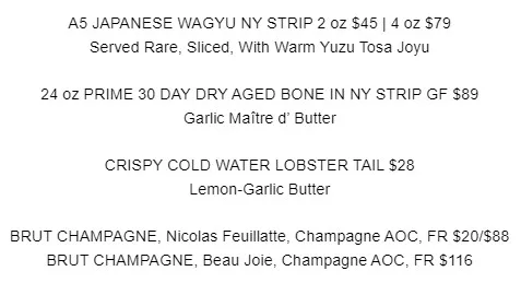 Valentine's Day Dining Guide