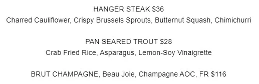Valentine's Day Dining Guide