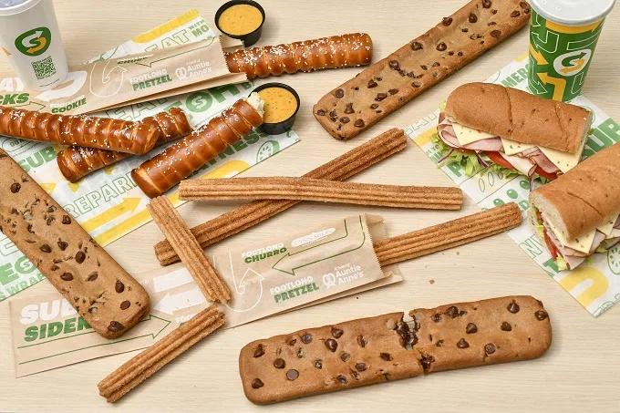 Subway Reveals Sidekicks, An Irresistible Collection Of Footlong Cookies, Churros And Pretzels