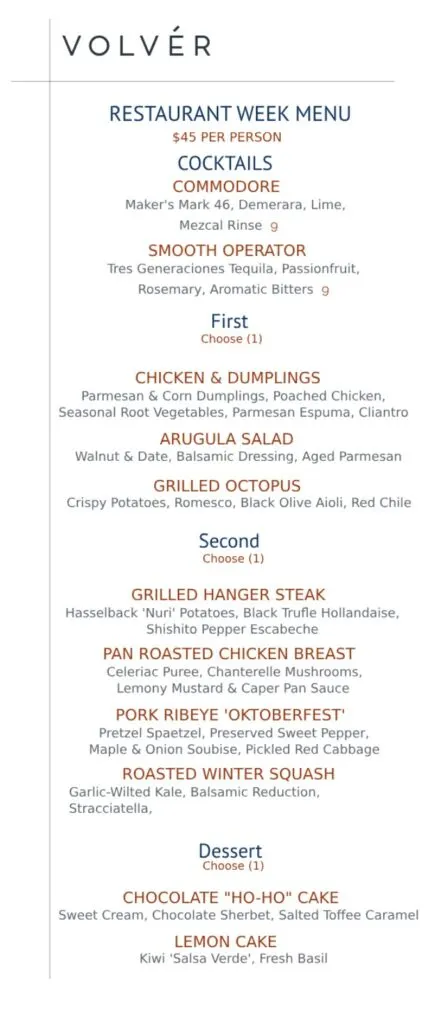 Center City District Restaurant Week 2024: Menus, Dates