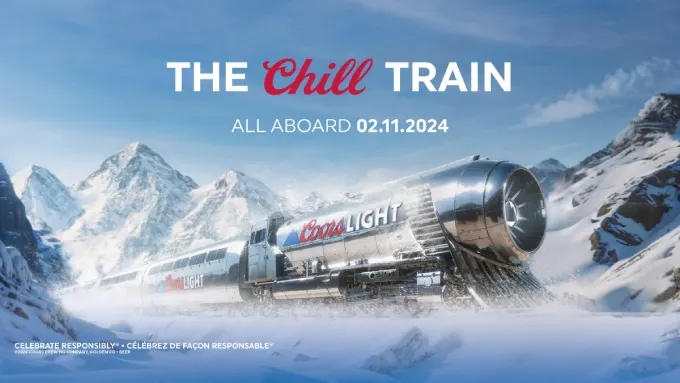 Coors Light Brings Chill to the Big Game with Return of Iconic Beer Train