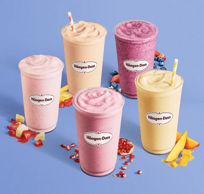 Häagen-Dazs Shops Offer Dry January Alternative - Real Fruit Smoothies Are Back
