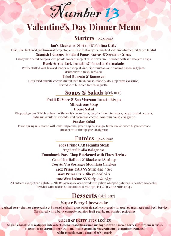 Valentine's Day Houston 2024 Restaurant, Hotel, Dinner Offerings ...