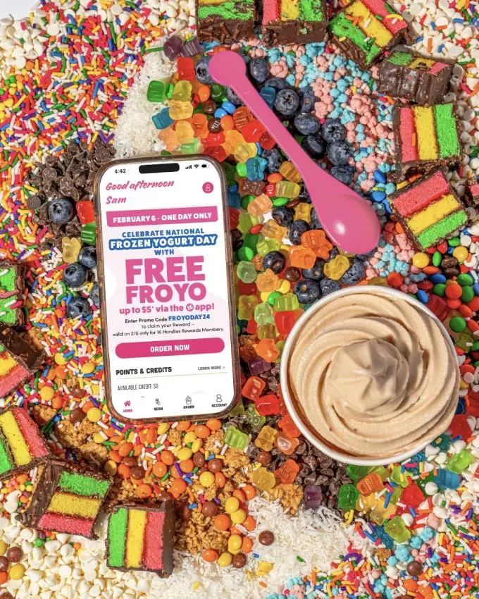 16 Handles Launches "Better-For-You" Flavors to Spoon into a Healthy 2024 and Sweeten National Frozen Yogurt Day