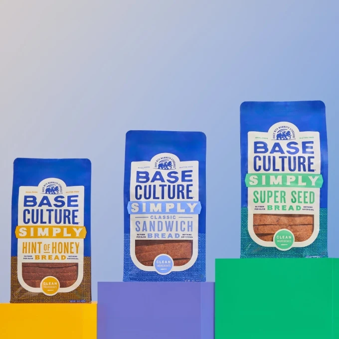 Base Culture Introduces New Shelf-Stable, Gluten-Free Simply Breads Line Launch