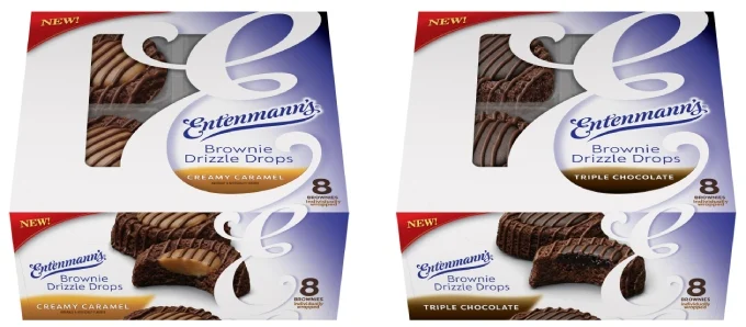 Entenmann's Unveils Brownie Drizzle Drops in Two Flavors