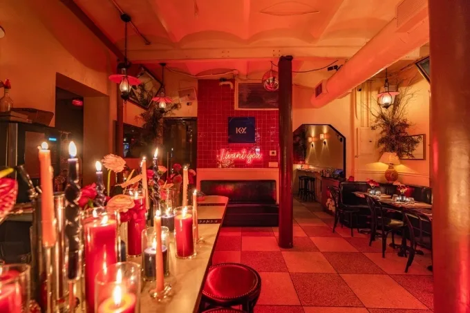 The K-Y Desire Darkroom at Bar Valentina NYC