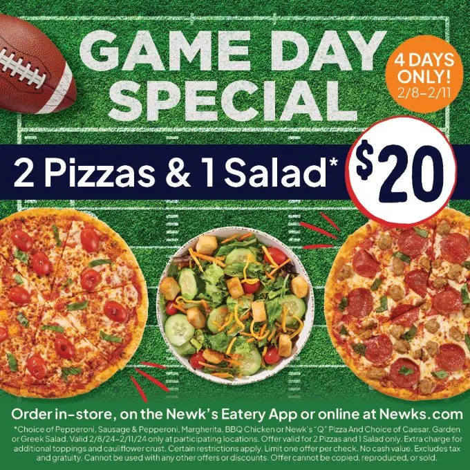 Super Bowl To-Go Specials, Food Deals & Watch Parties -- Bar Louie, Bad Daddy's, The Greene Turtle, Twin Peaks + More
