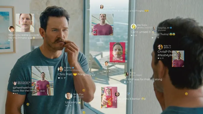 Chris Pratt Is Mr. P: Pringles 2024 Big Game Ad Spot Shows The Hollywood Star's Uncanny Resemblence To The Iconic Mustached Character