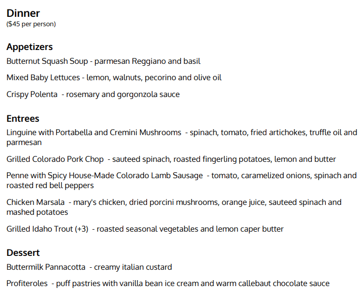 Santa Fe Restaurant Week 2024: Menus, Dates