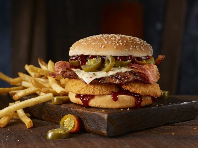 Carl's Jr. Spicy Breakfast Burger, Spicy Western Bacon Cheeseburger