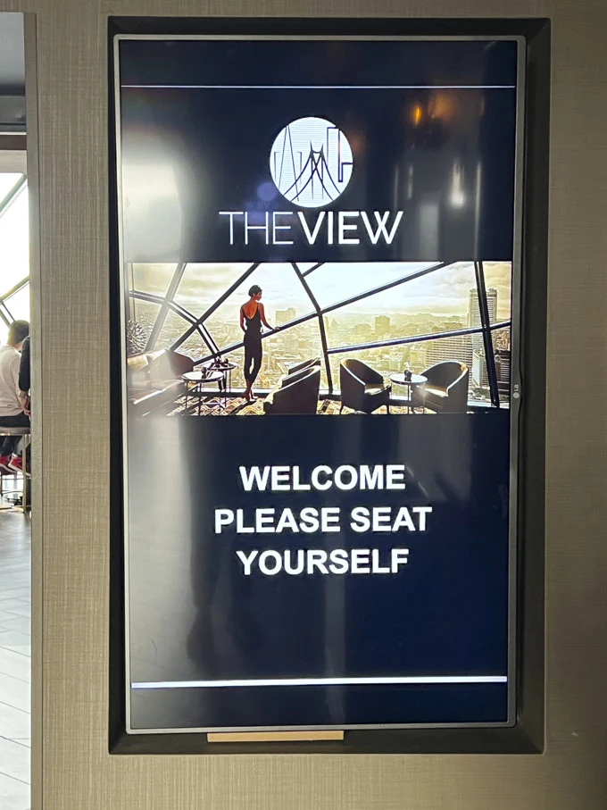 The View Lounge at San Francisco Marriott Marquis