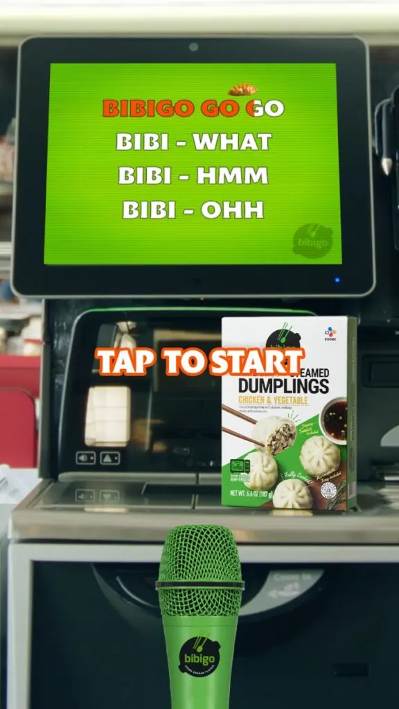 Sing Karaoke to pay for a trip to vegas & bibigo dumplings