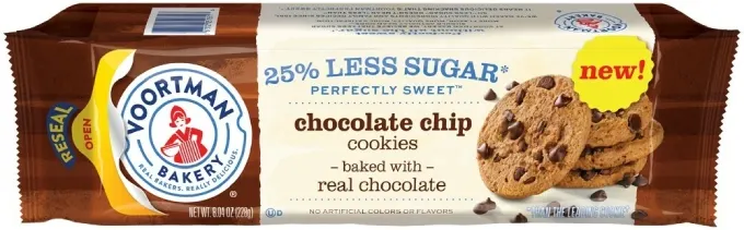 Believe It! New Voortman Perfectly Sweet Cookies Taste Delicious AND Have 25% Less Sugar Than the Leading Cookie