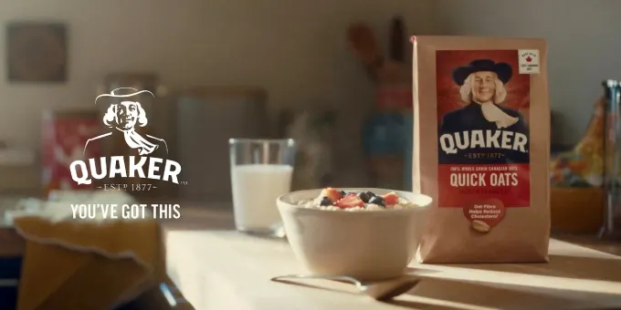 Quaker Launches First-Ever Global Brand Platform, You've Got This, With Debut Commercial Film from BAFTA Award-Winning Director Charlotte Wells