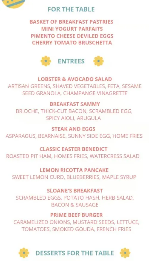 Easter Brunch Dallas &ndash; Fort Worth 2024, Lunch, Dinner, Events