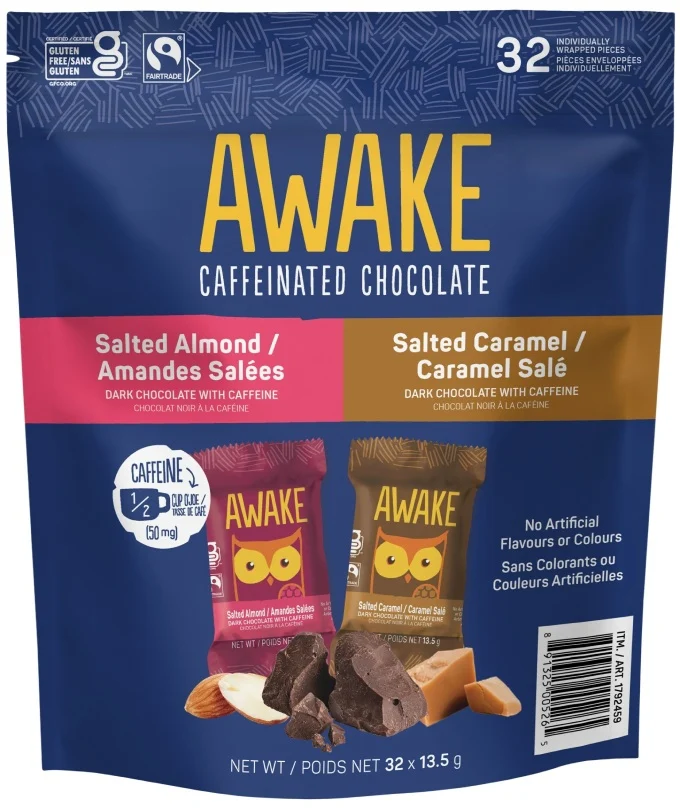 AWAKE Caffeinated Chocolate Introduces Exclusive Variety Pack at Costco Canada