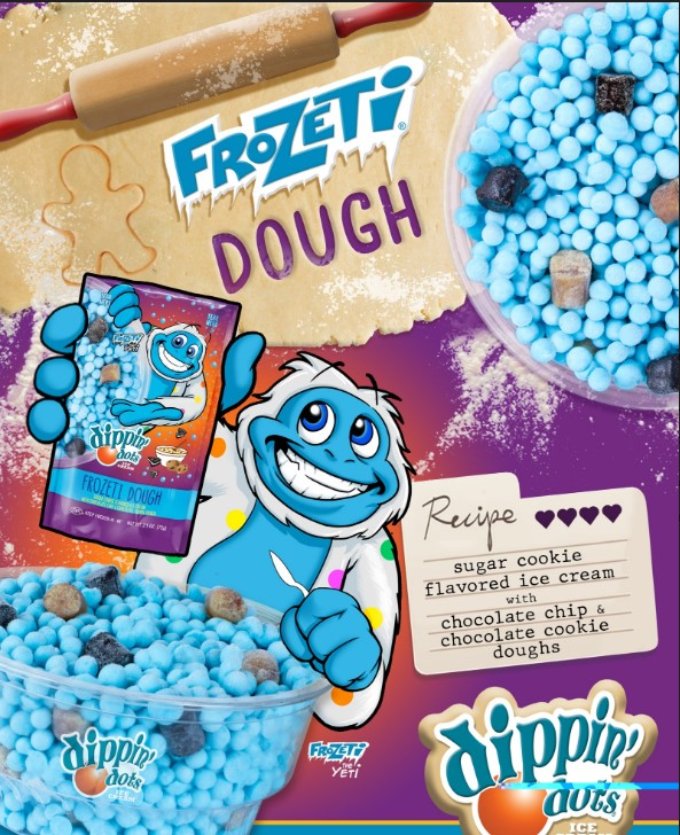 Dippin’ Dots Launches ‘Frozeti Dough’ Nationwide