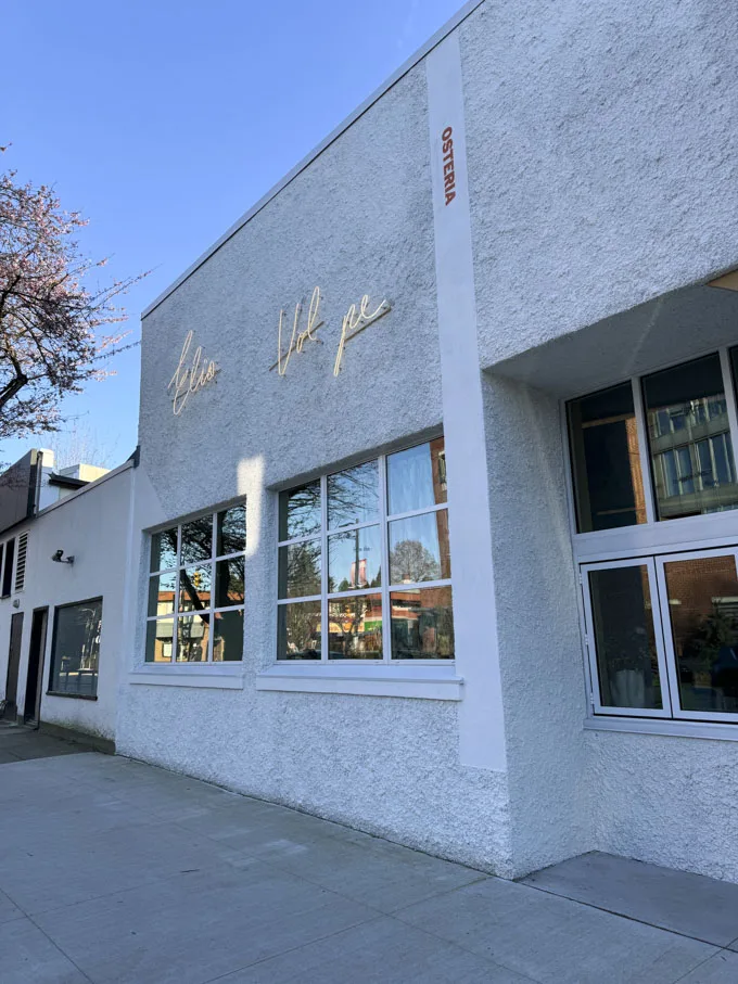 Osteria Elio Volpe Vancouver - What We Tried