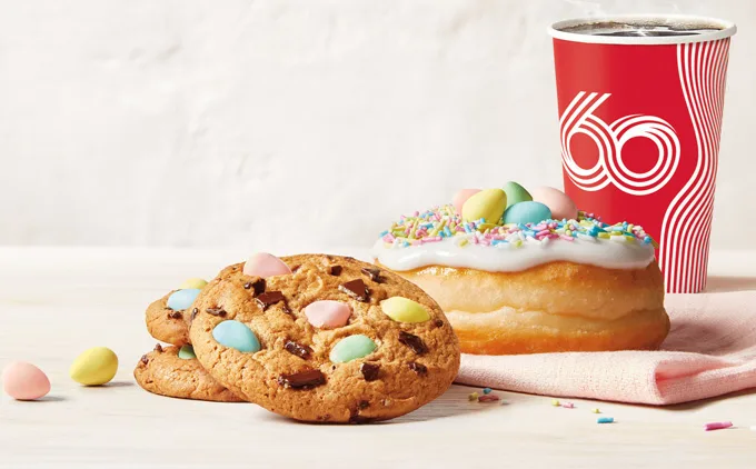Tim Hortons CADBURY MINI EGGS Dream Donut, Cookie 2024
