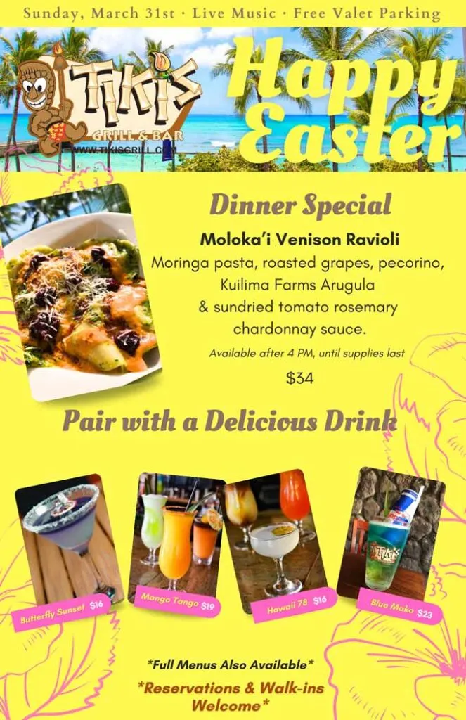 Easter Brunch Honolulu 2024, Lunch, Dinner, Events Foodgressing