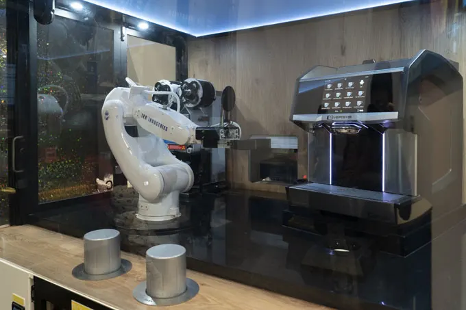 Meet Tea Industries featuring Toffee, a robot barista that can put together your bubble tea drink in around 2 minutes.