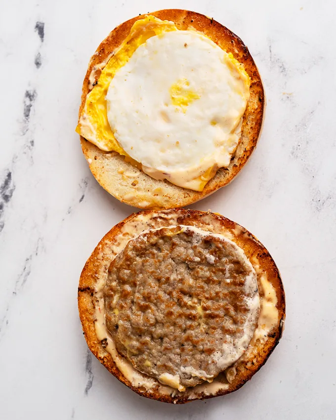Tim Hortons Habanero Bagel Breakfast Sandwiches