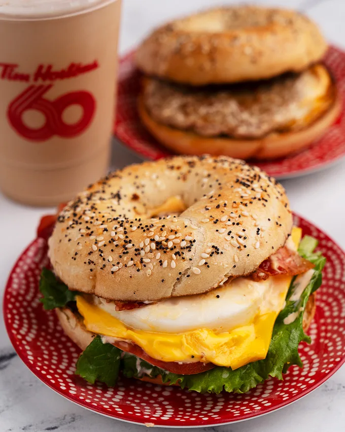 Tim Hortons Habanero Bagel Breakfast Sandwiches [Review] - Foodgressing