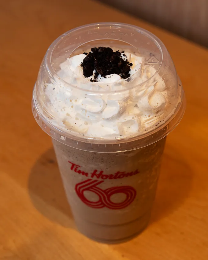 Tim Hortons OREO Double Stuf Iced Capp [Review] - Foodgressing