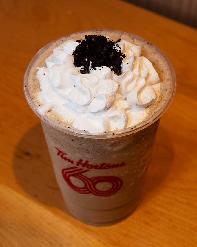 Tim Hortons OREO Double Stuf Iced Capp [Review] - Foodgressing