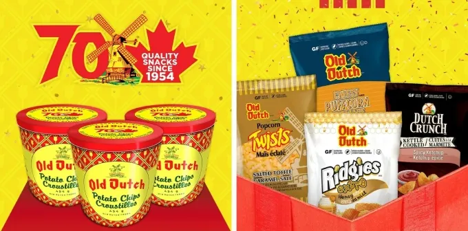 Old Dutch Foods Celebrates 70 Years with Exciting Promotions, New Flavours & Limited-Edition Items