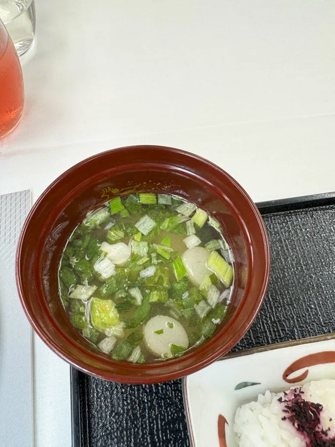 Japan Airlines Business Class Inflight Meals Options