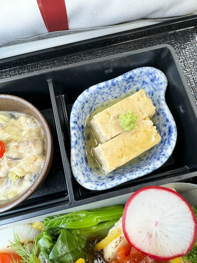 Japan Airlines Business Class Inflight Meals Options