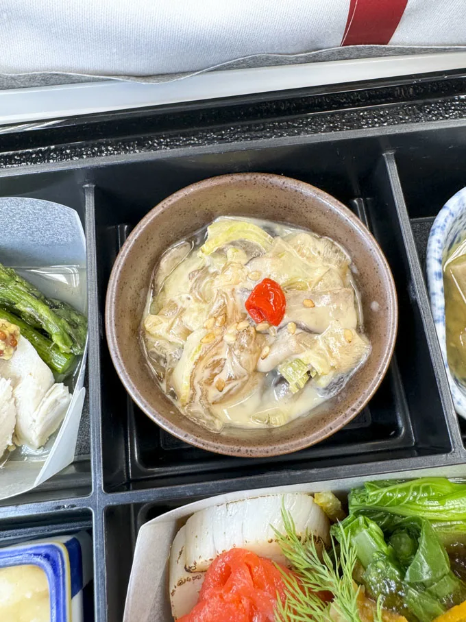 Japan Airlines Business Class Inflight Meals Options