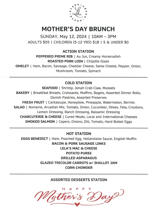 Mother's Day Brunch Minneapolis - St. Paul 2024 Offerings