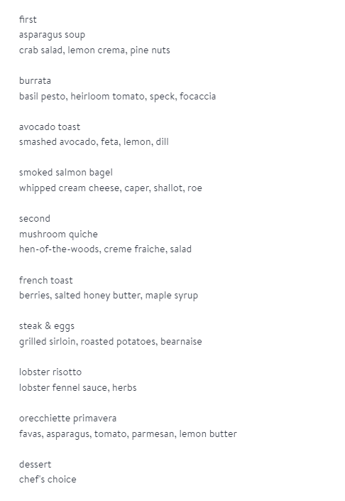 Mother's Day Brunch Boston 2024 Offerings by Local Restaurants