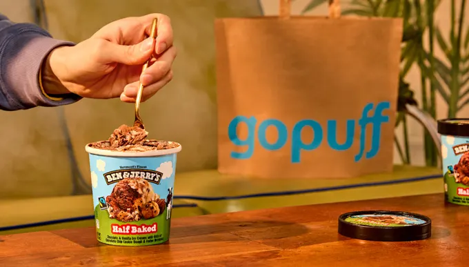Gopuff  $1 Ben & Jerry&rsquo;s Half Baked Pints on 4/20 at 4:20 p.m.