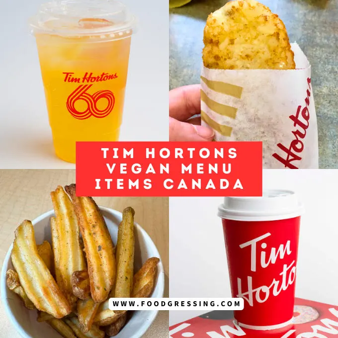 Tim Hortons Vegan Menu Items - 2024 Food & Drink Guide